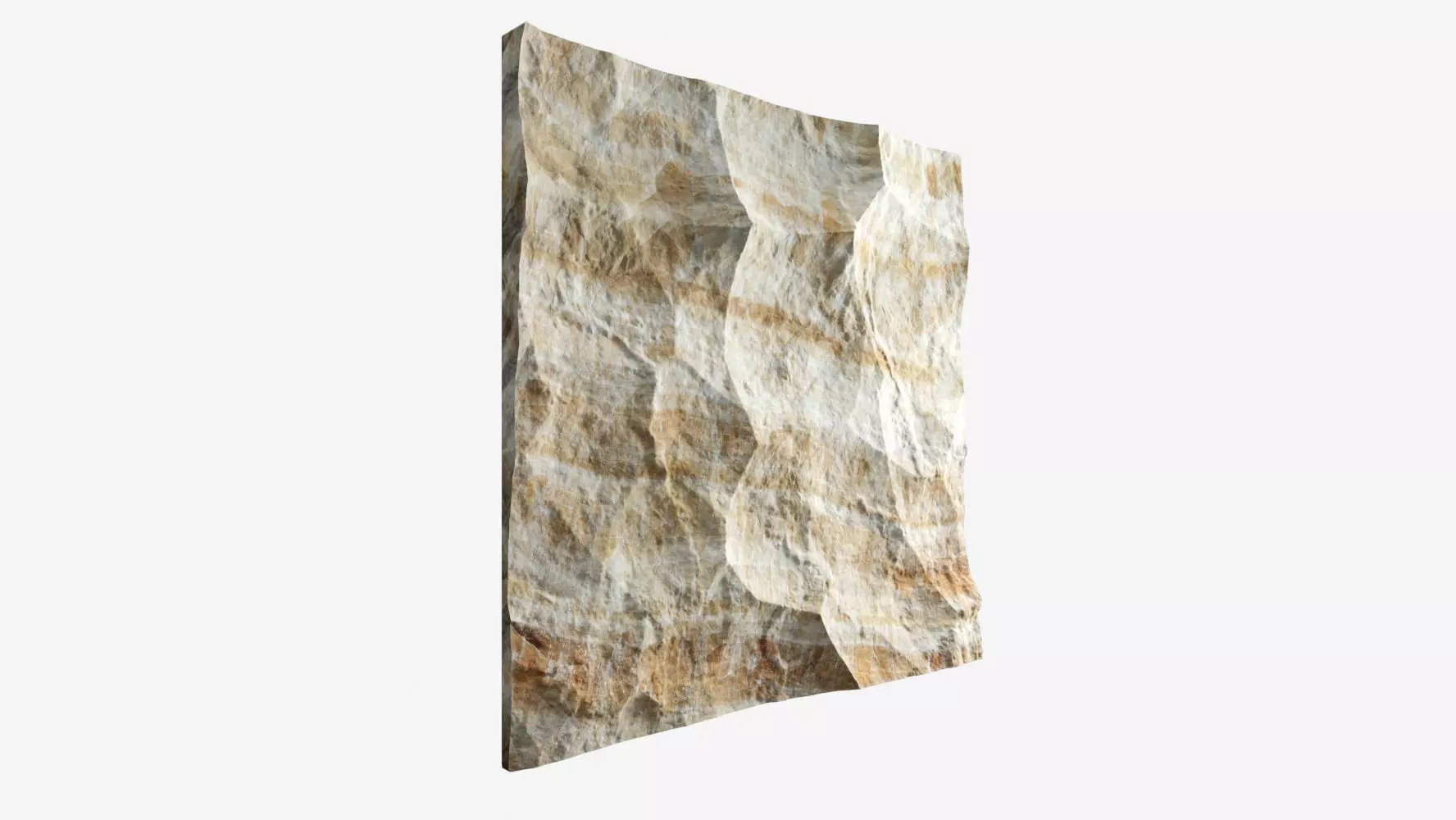 121-RockPanel sandstone wall art 3D model_0