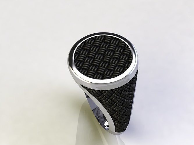 Man ring wicker 3D print model