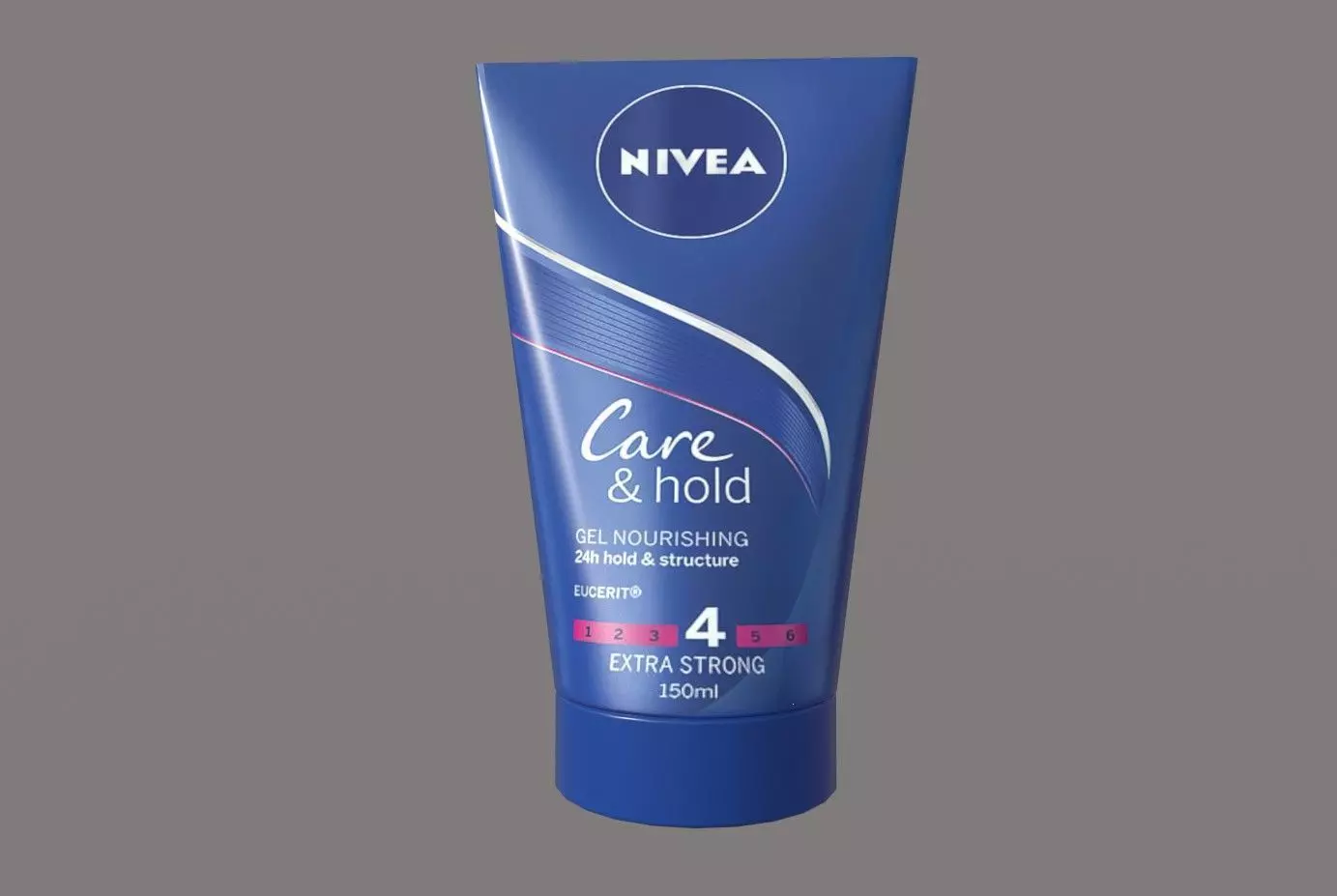 Nivea tube of care Low-poly 3D model