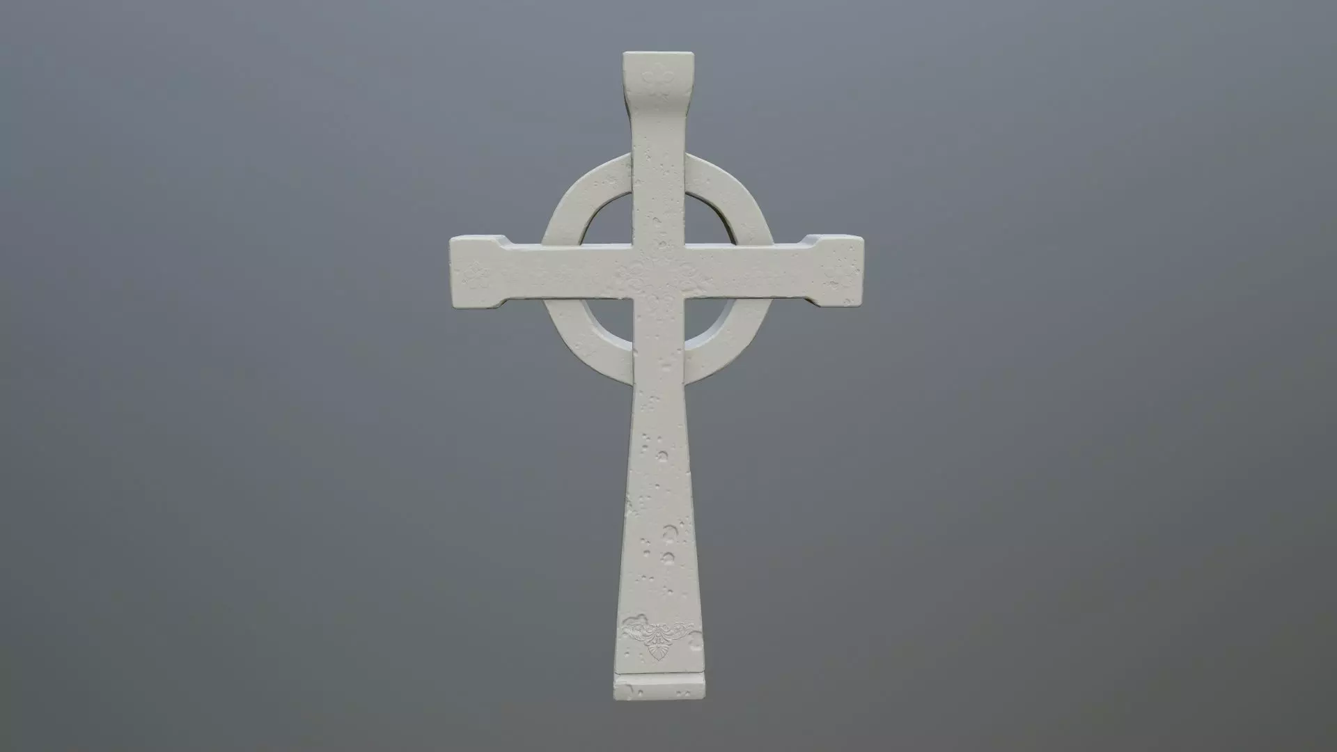 tombstone 3 celtic cross 3D print model