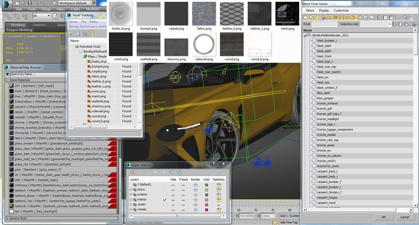 Bentley Mulliner Bacalar 2021 3D model_32