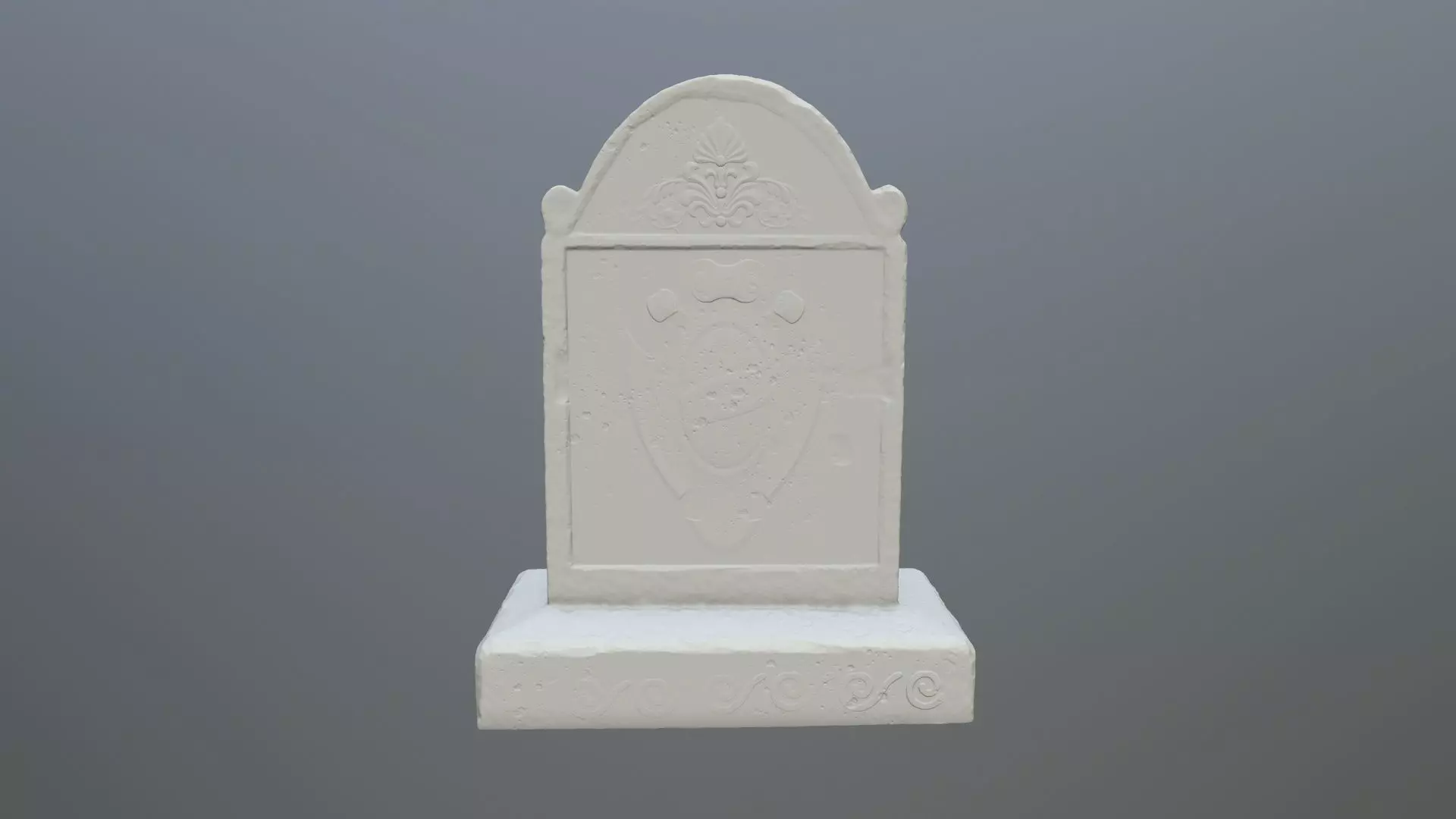 tombstone 2 pedestal 3D print model_0
