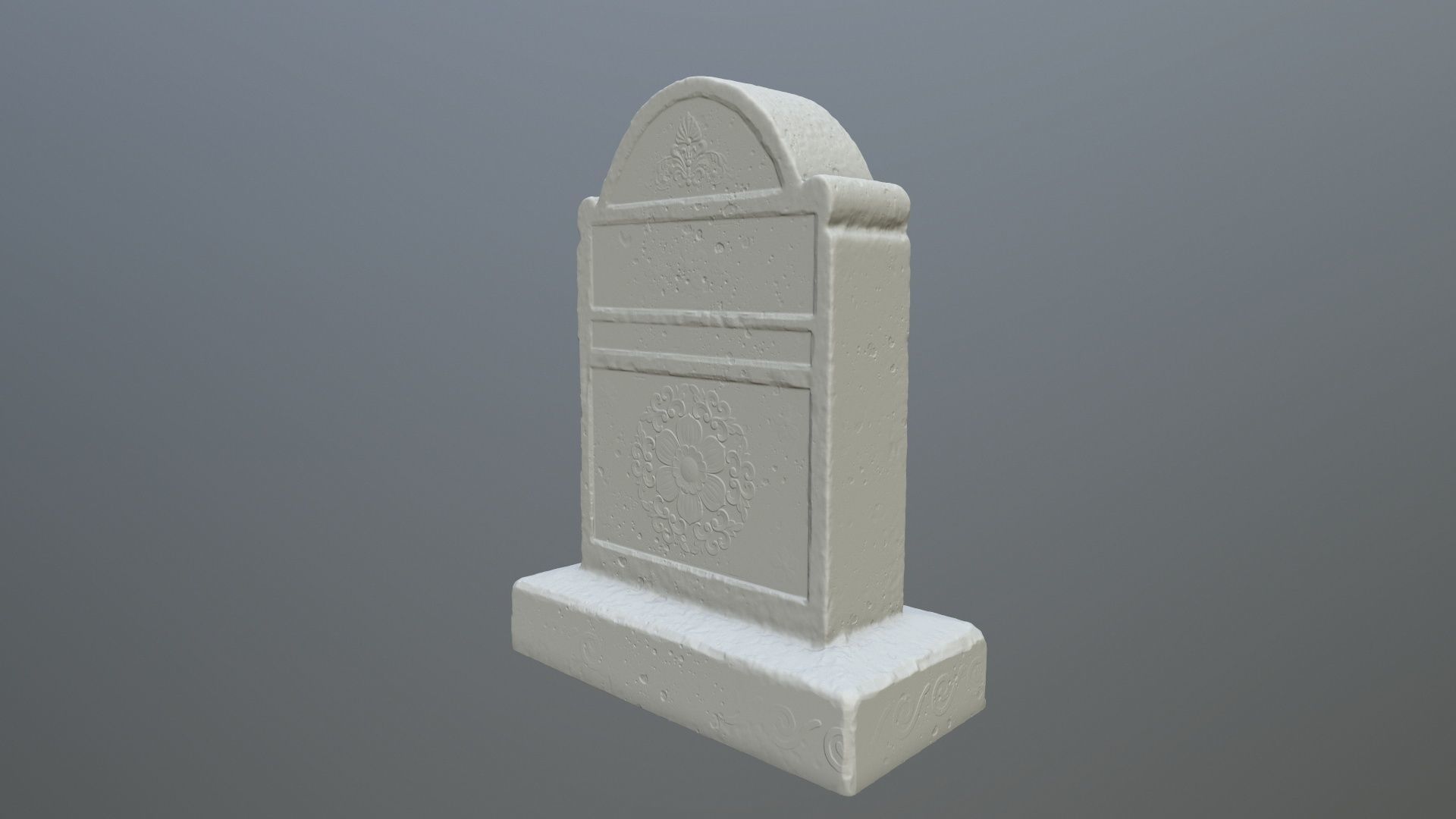 tombstone 2 pedestal 3D print model_3