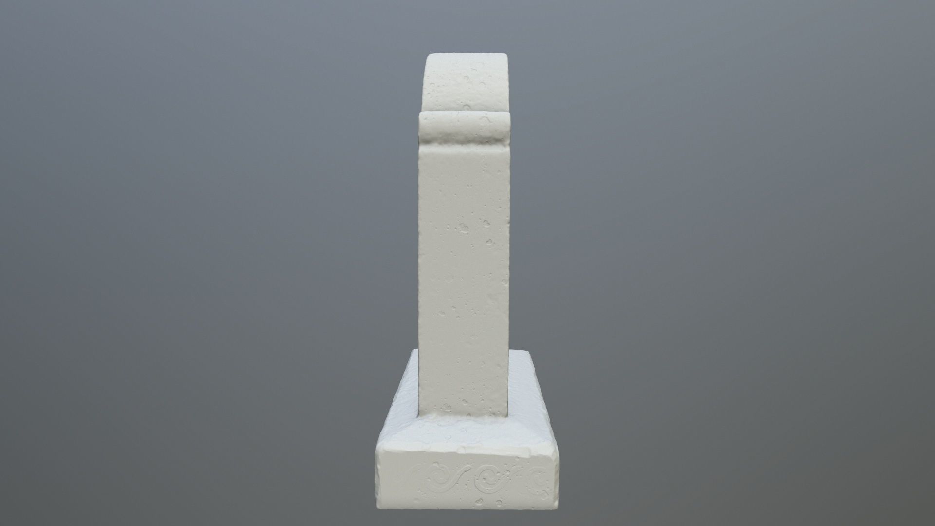 tombstone 2 pedestal 3D print model_2