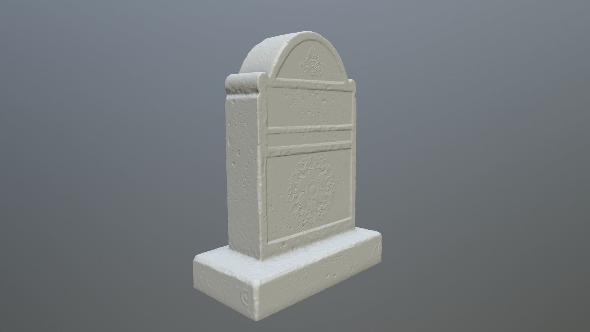 tombstone 2 pedestal 3D print model_5