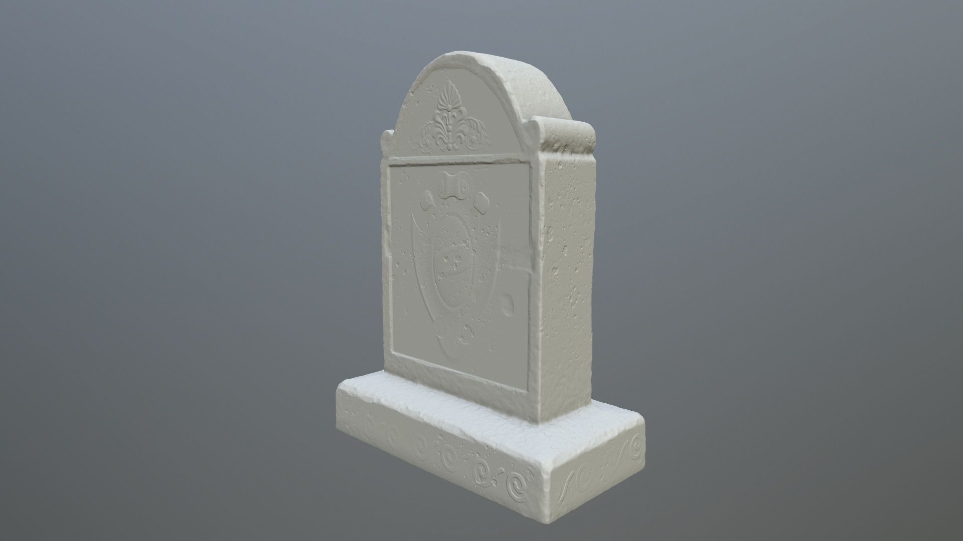 tombstone 2 pedestal 3D print model_7