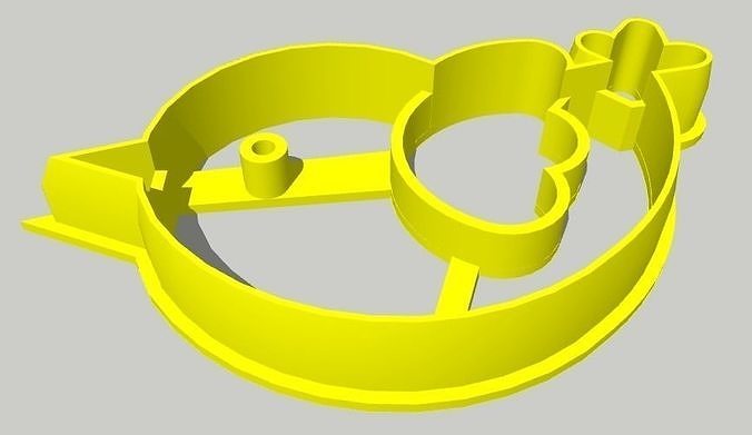Little Bird Cookie Cutter 3D print model