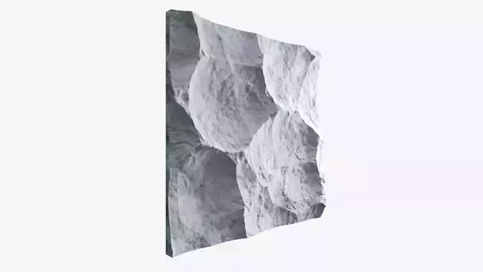 145-RockPanel ice wall art