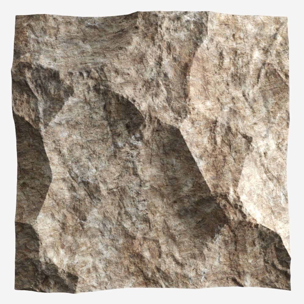 146-RockPanel piece of rock 3D model_1