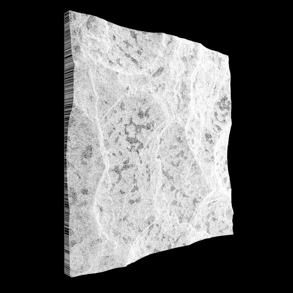 146-RockPanel piece of rock 3D model_2