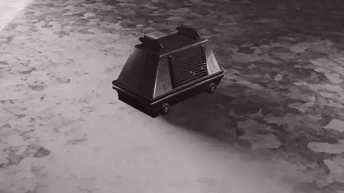 mouse droid Free low-poly 3D model