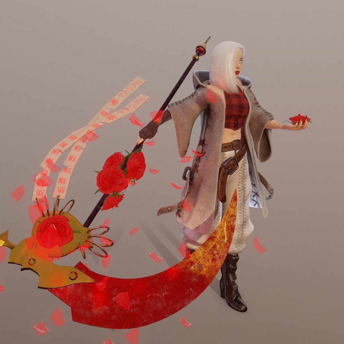 Death Girl 3D model_5