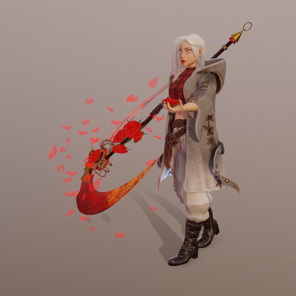 Death Girl 3D model_6