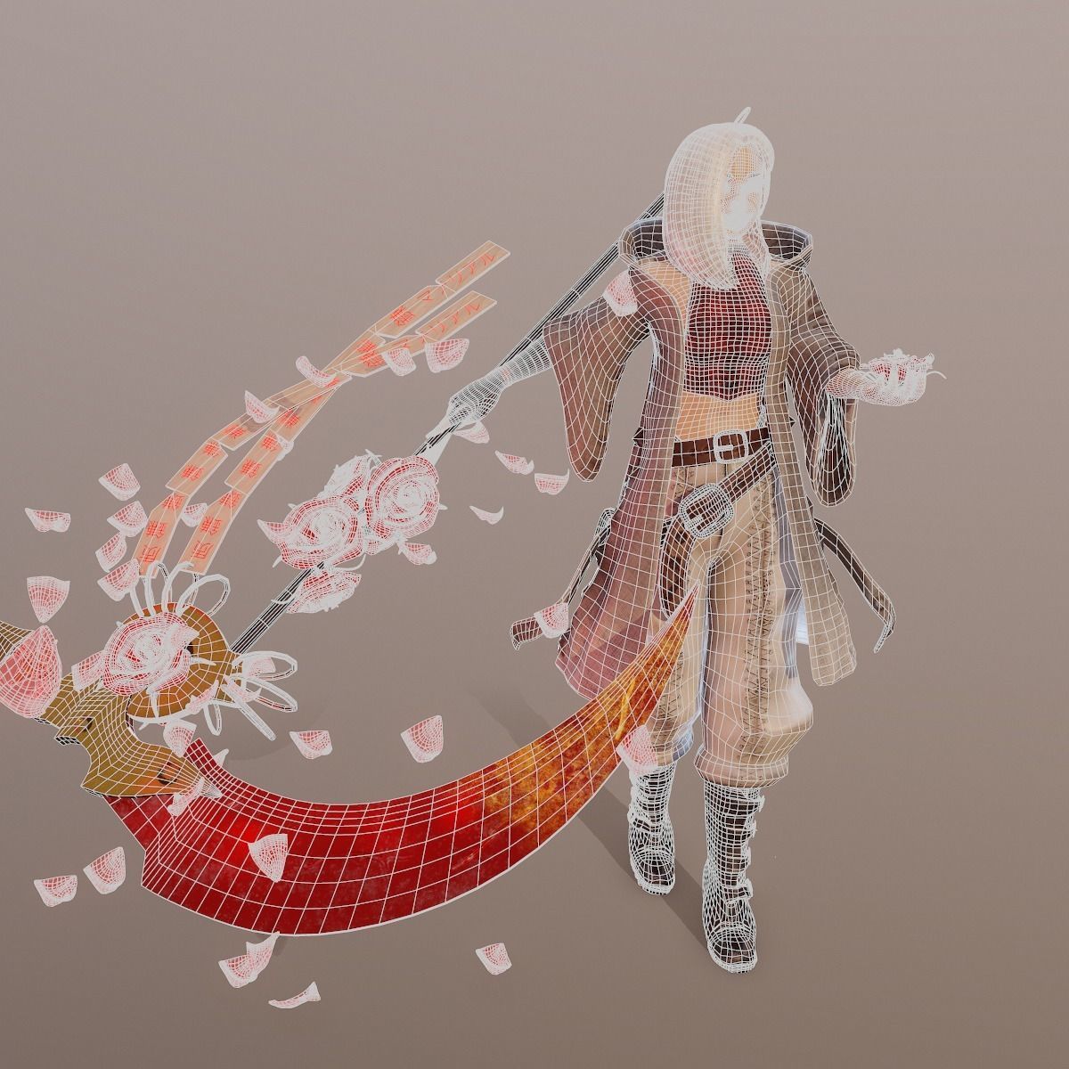 Death Girl 3D model_3