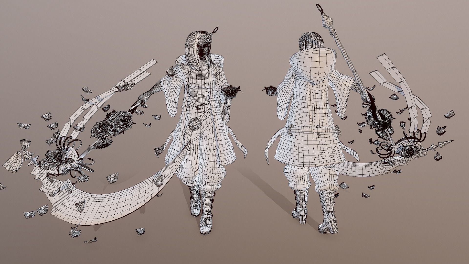 Death Girl 3D model_4