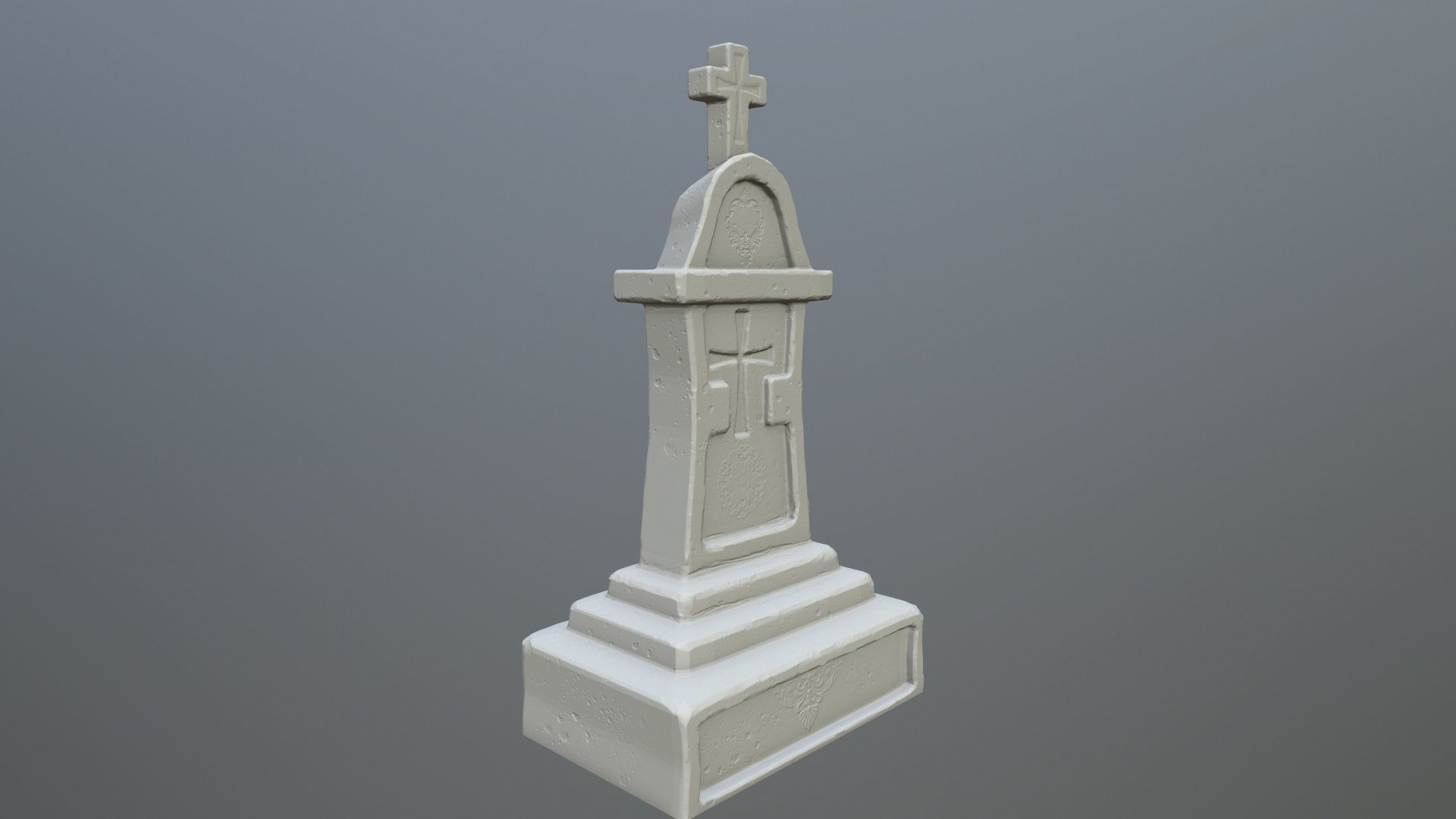 tombstone 1 monument 3D print model_1