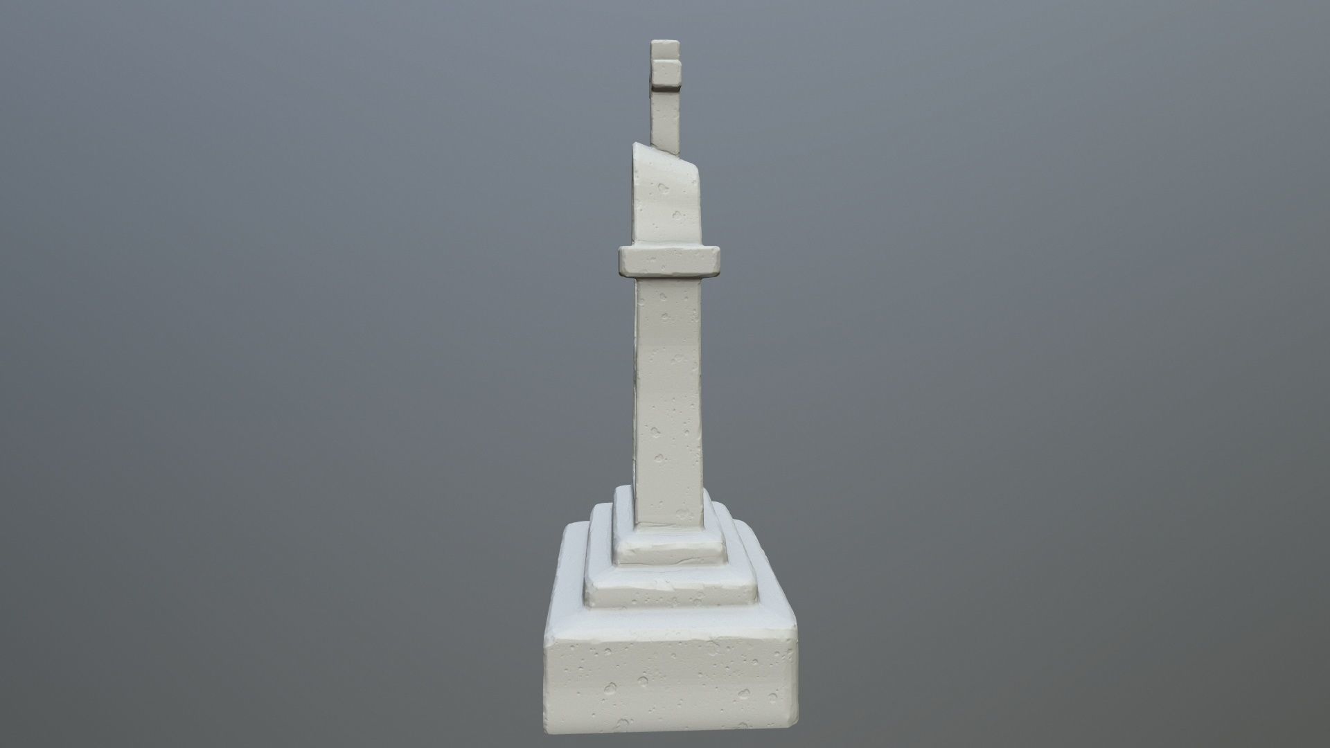tombstone 1 monument 3D print model_6