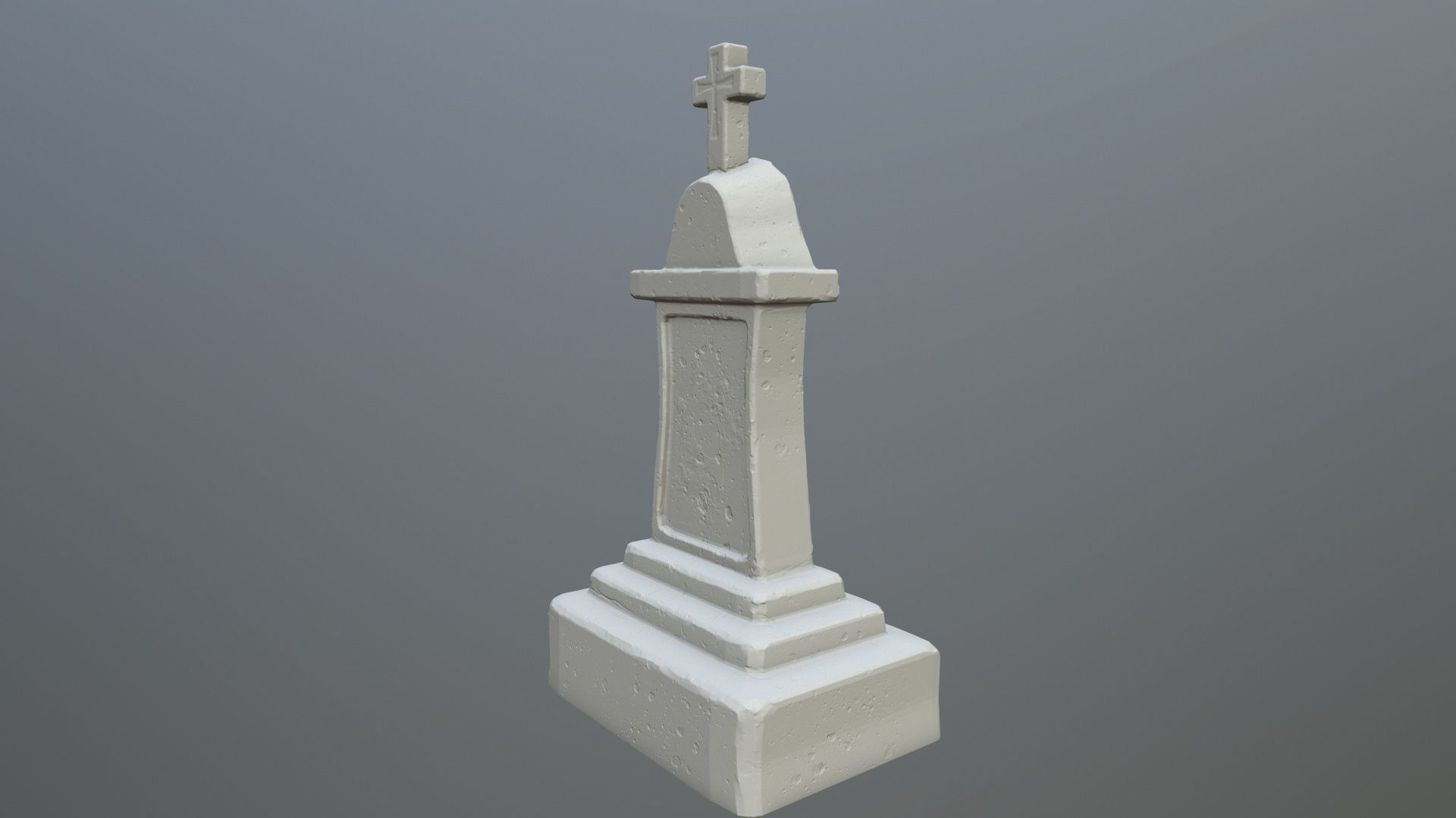 tombstone 1 monument 3D print model_3