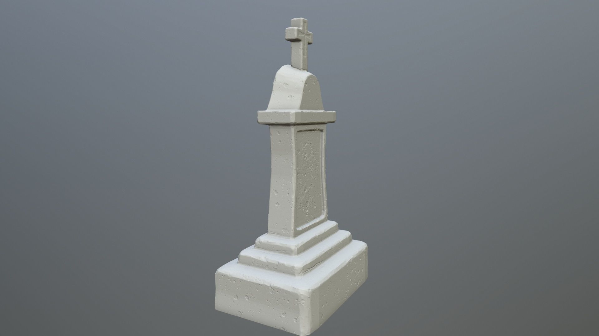 tombstone 1 monument 3D print model_5