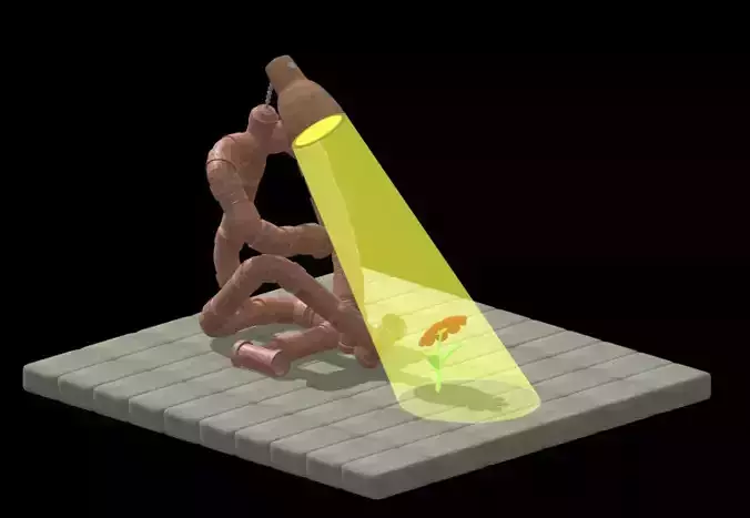 Pipe sculpture 3D print model