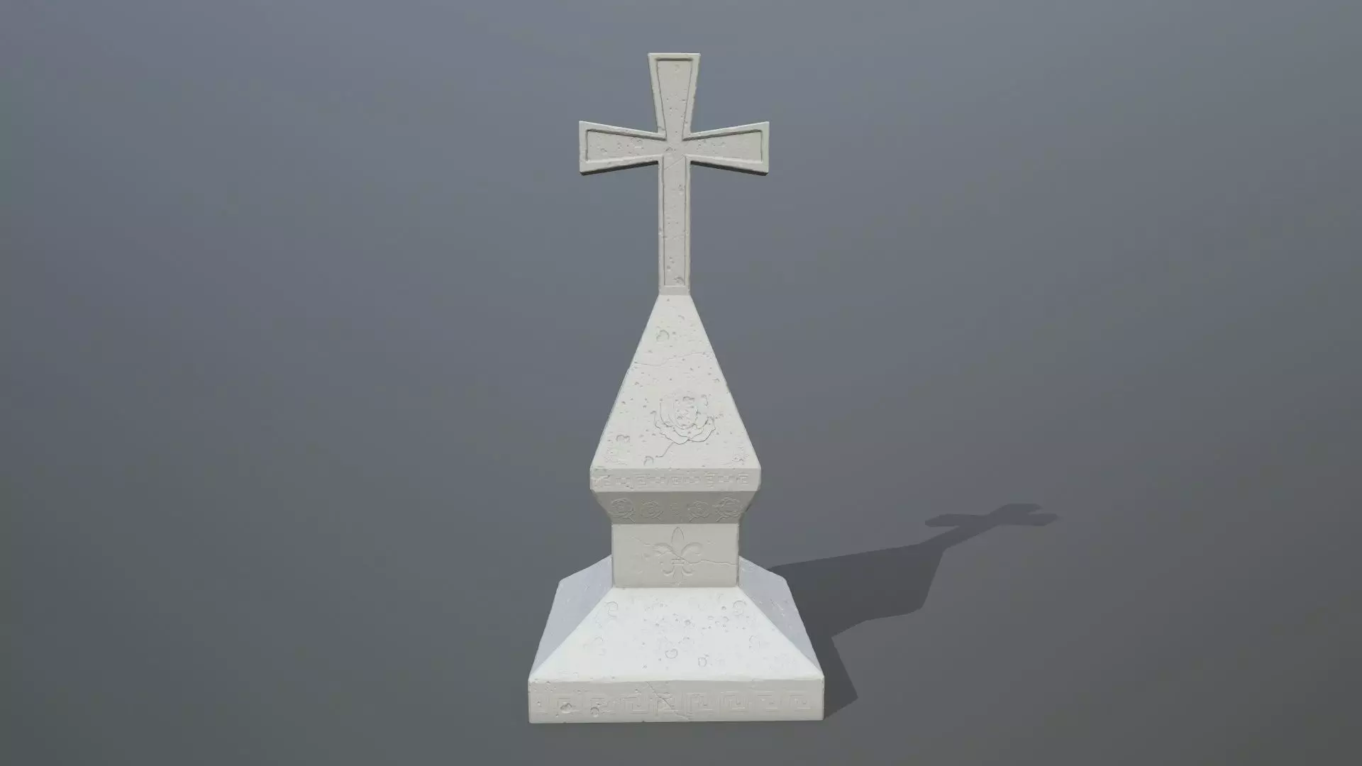 cross 1 church steeple 3D print model