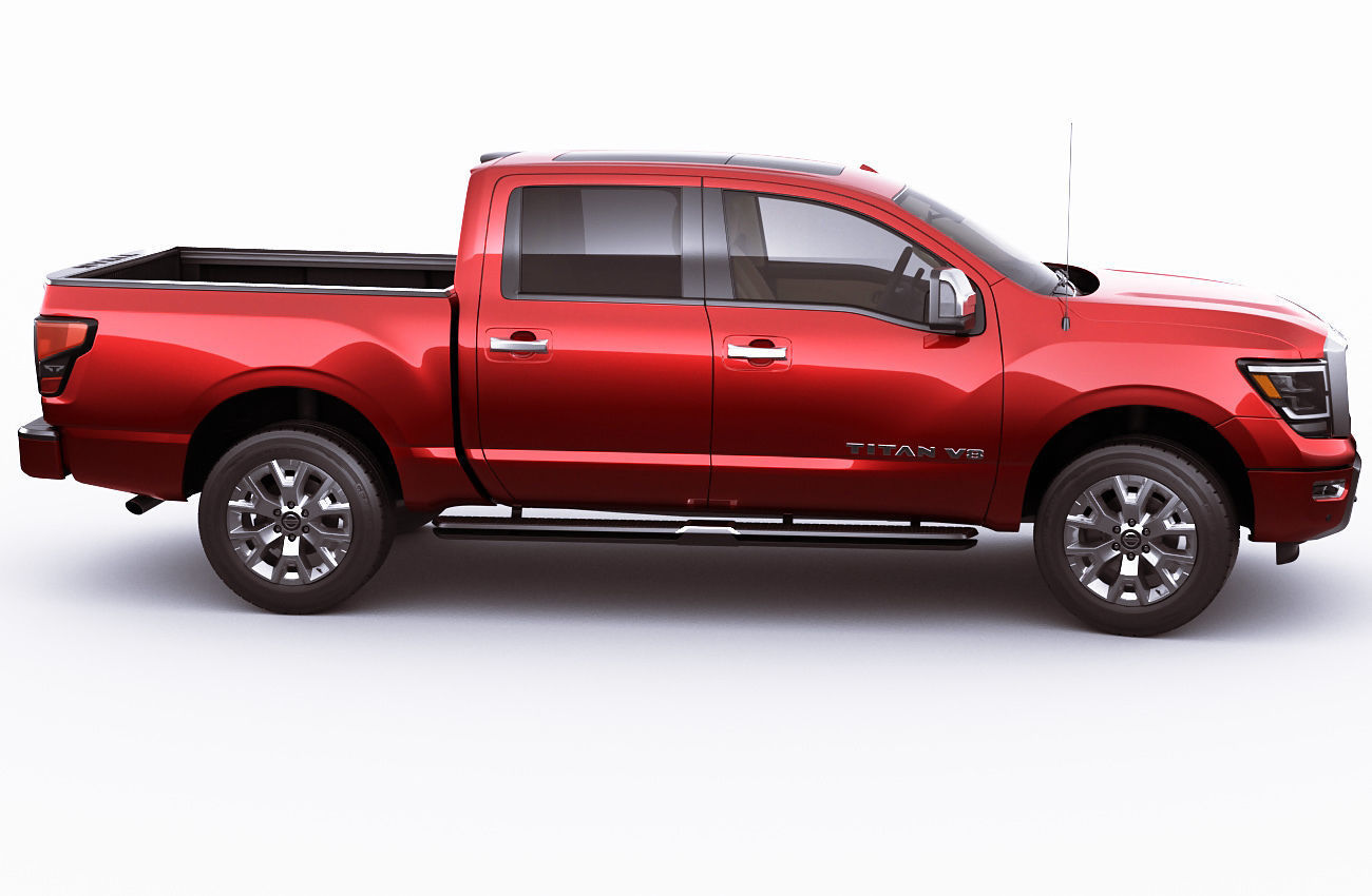 Nissan Titan 2020 3D model_2