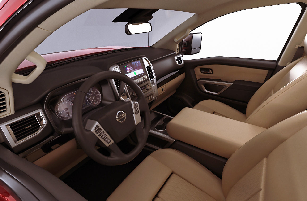 Nissan Titan 2020 3D model_14
