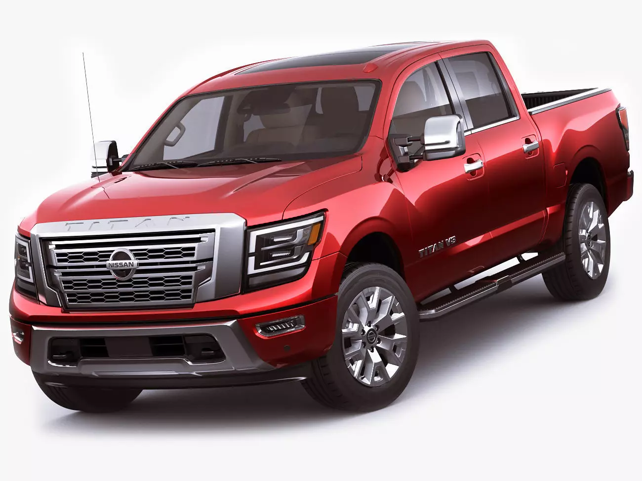 Nissan Titan 2020 3D model_0