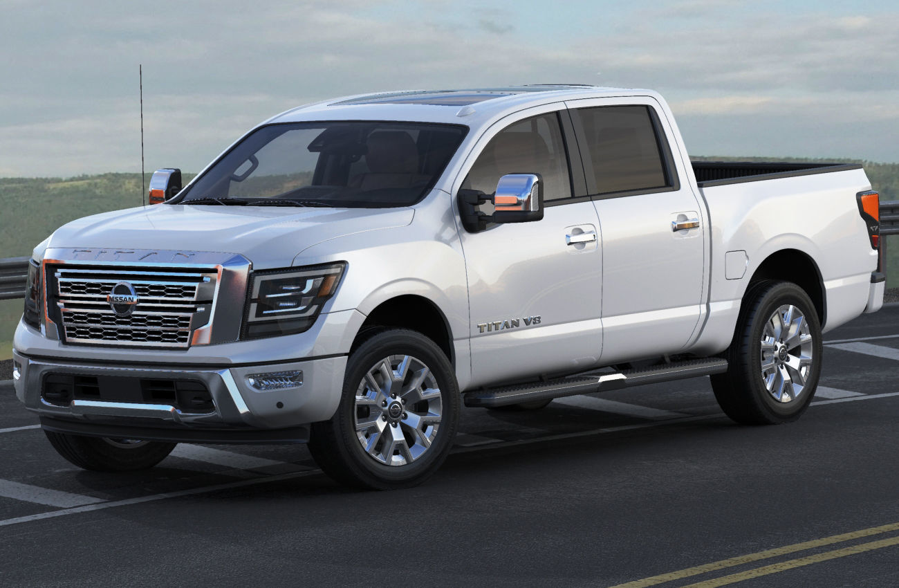 Nissan Titan 2020 3D model_17
