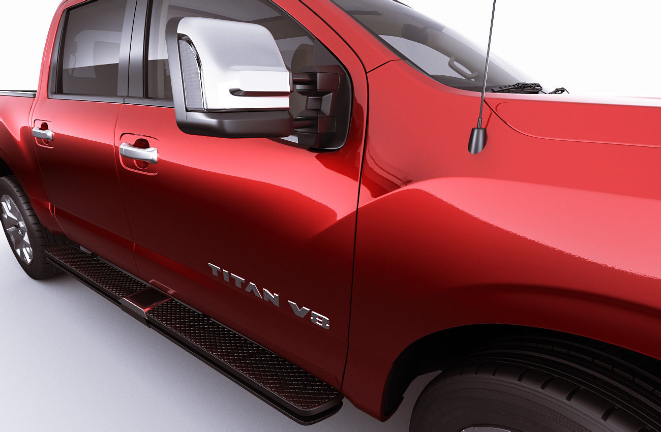 Nissan Titan 2020 3D model_16
