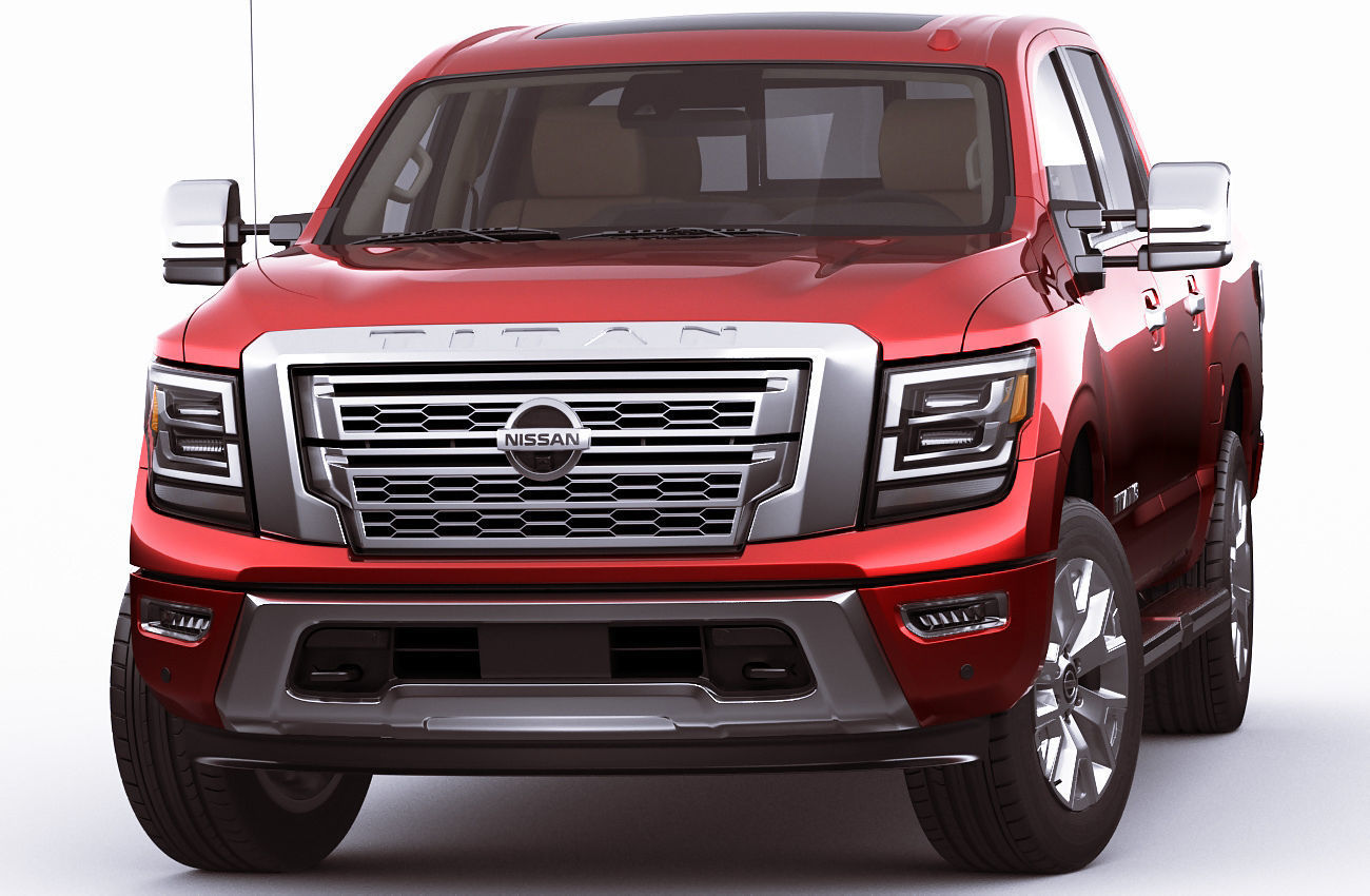 Nissan Titan 2020 3D model_13