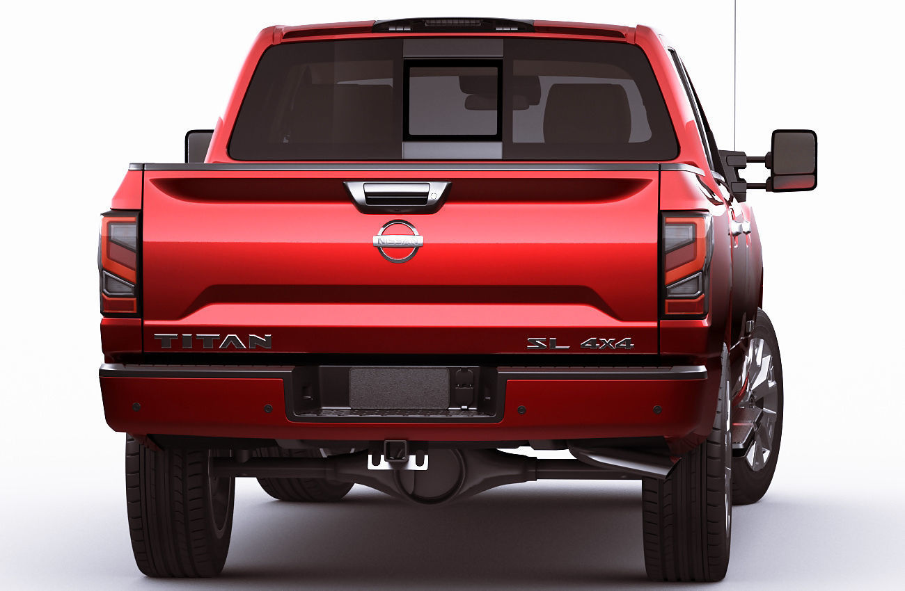 Nissan Titan 2020 3D model_12