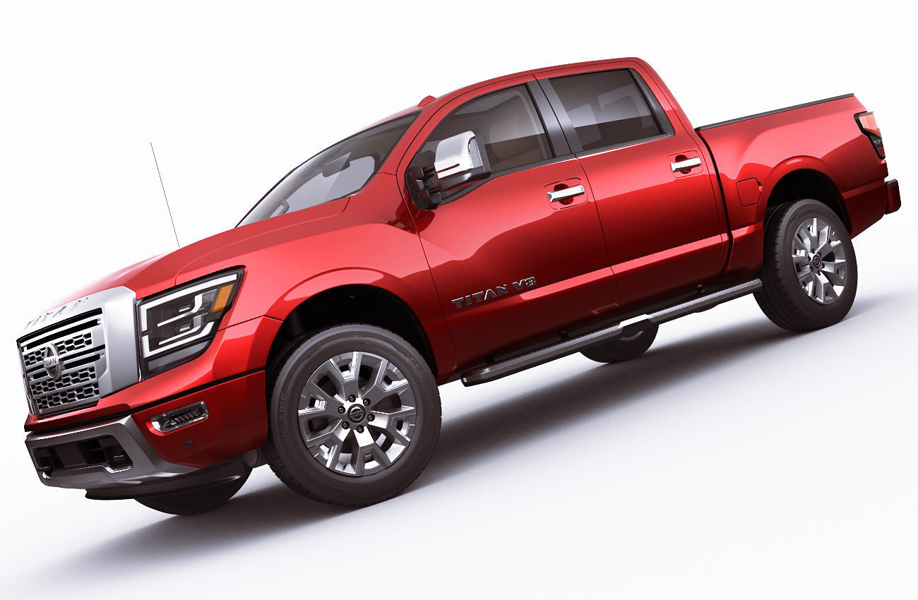 Nissan Titan 2020 3D model_9