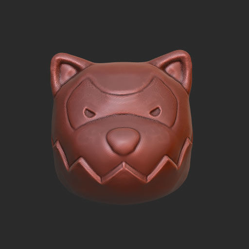 One Tails - Shukaku Keycap 3D print model_2