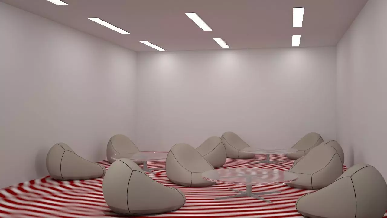 Seats and Tables 3D model_0