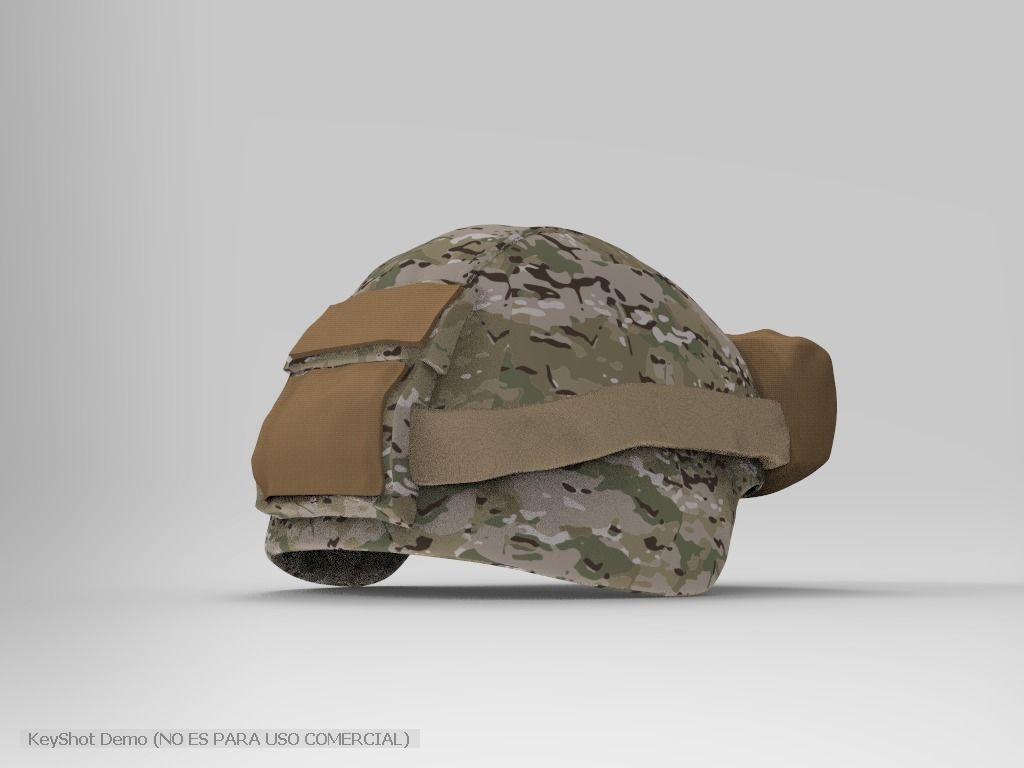 KEVLAR HELMET MILITARY ARMY  3D model_5