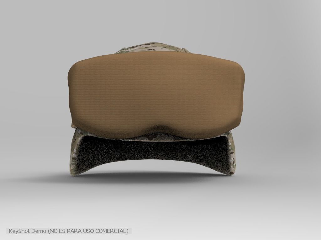 KEVLAR HELMET MILITARY ARMY  3D model_1