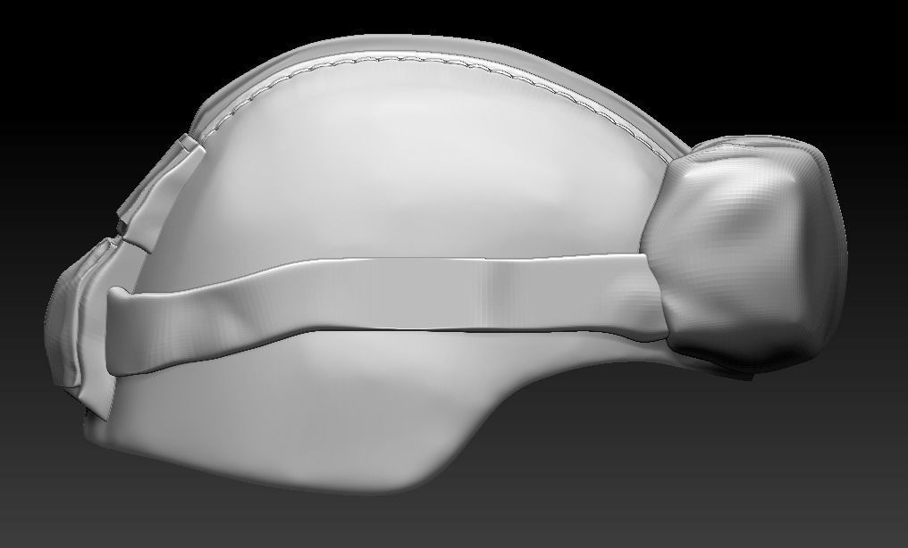 KEVLAR HELMET MILITARY ARMY  3D model_7