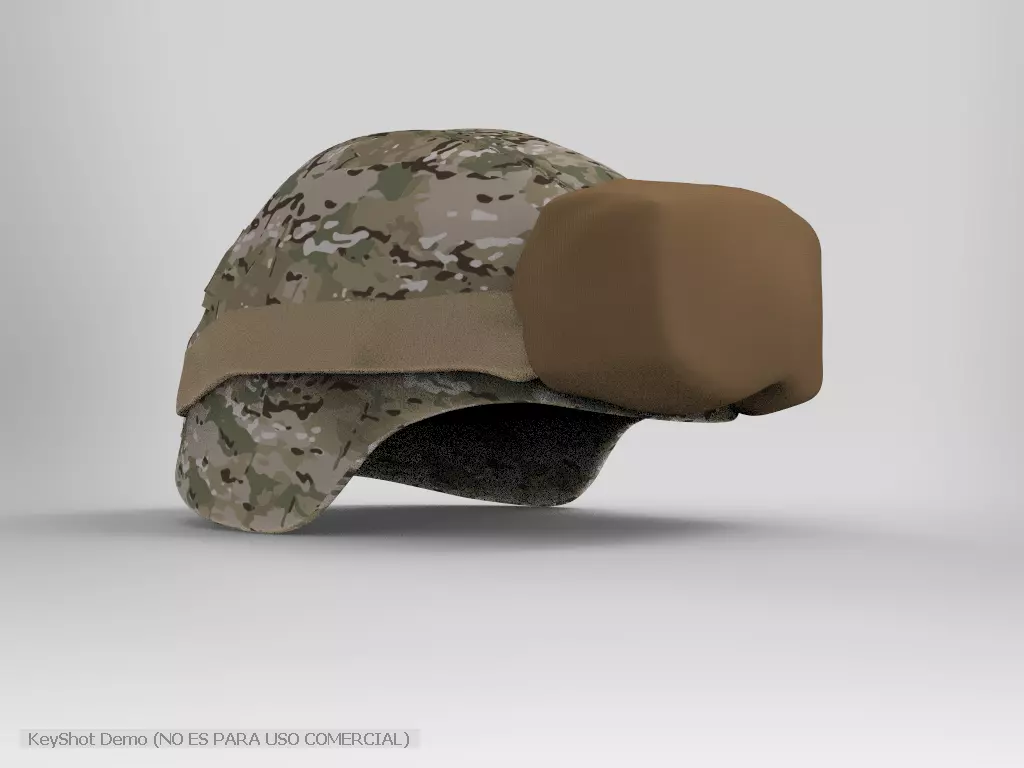 KEVLAR HELMET MILITARY ARMY  3D model_0