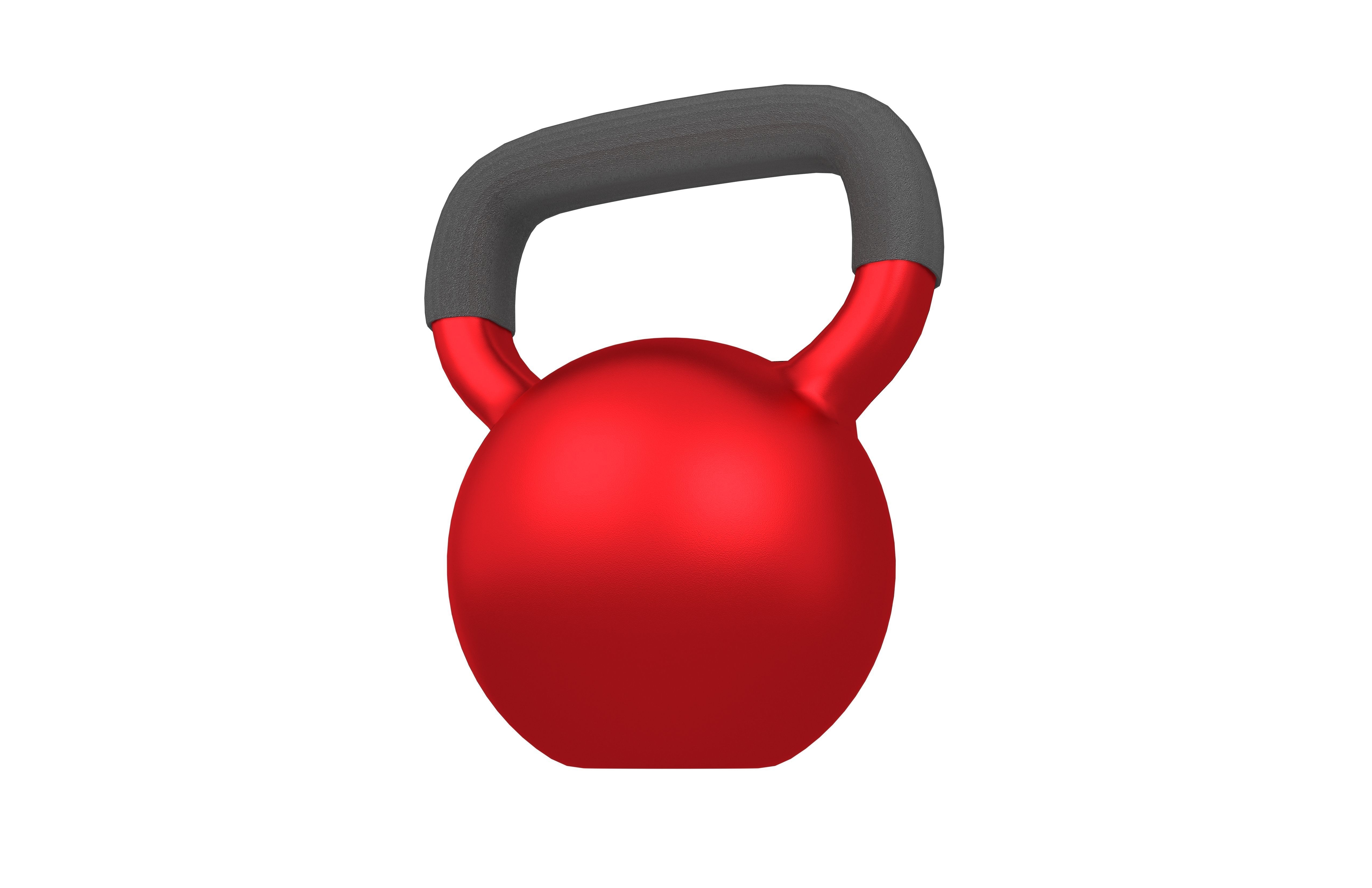 Gym Kettlebell v2 008 Low-poly 3D model_2