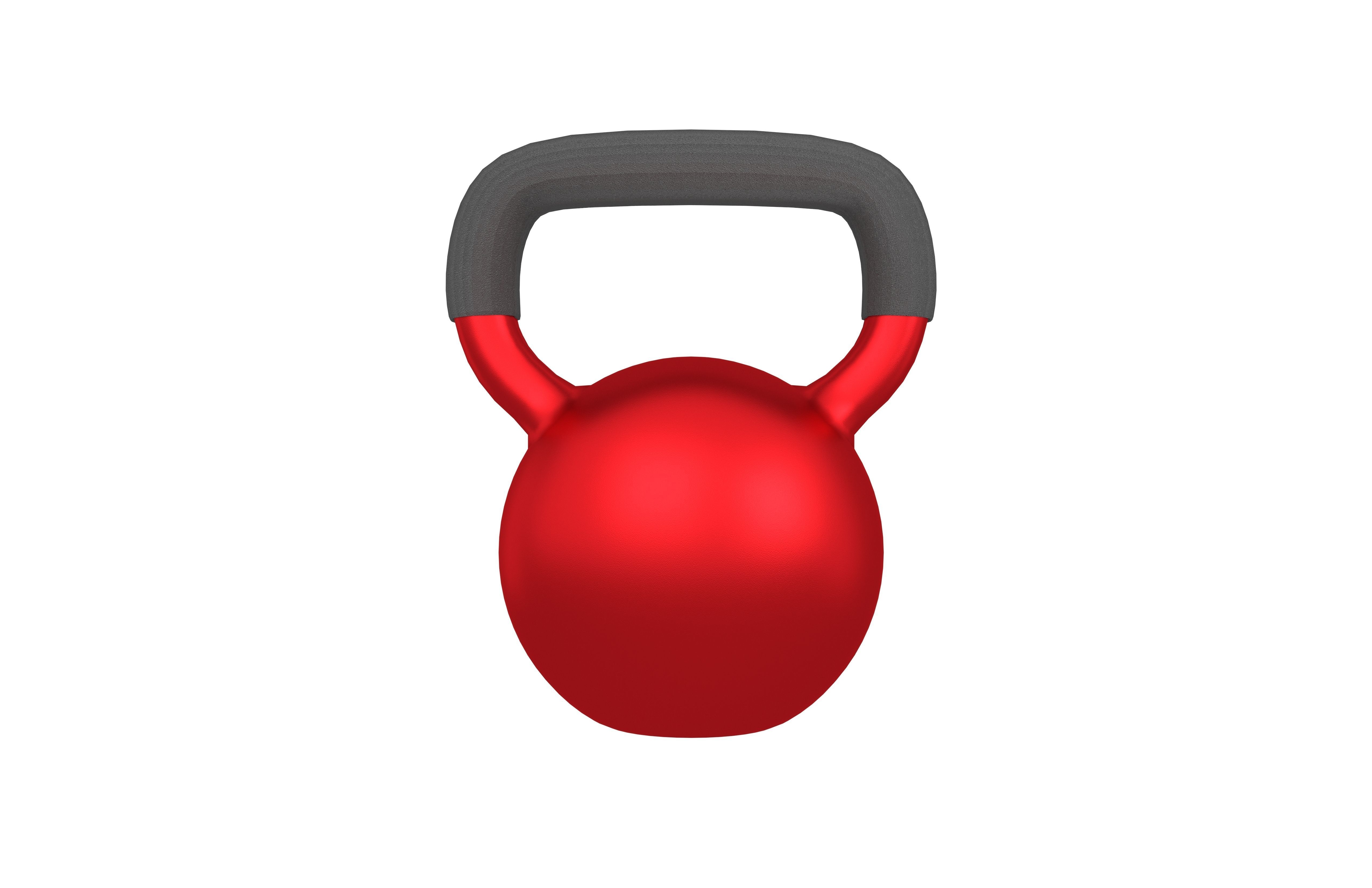 Gym Kettlebell v2 008 Low-poly 3D model_1