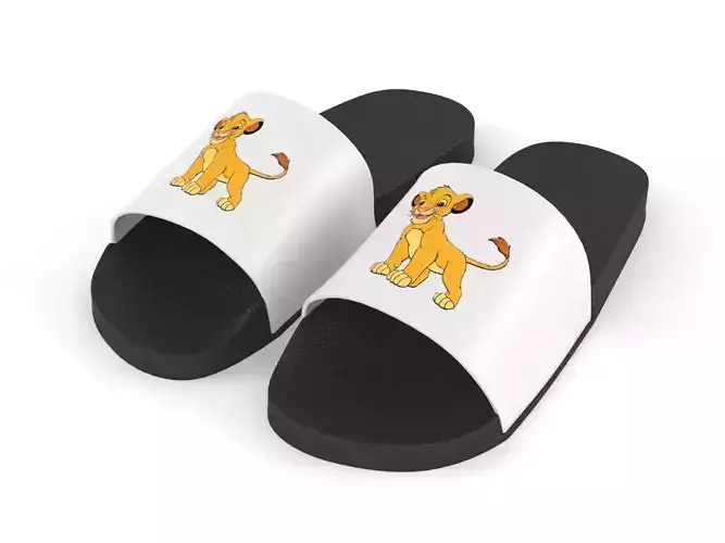 Slide Sandal 3D model