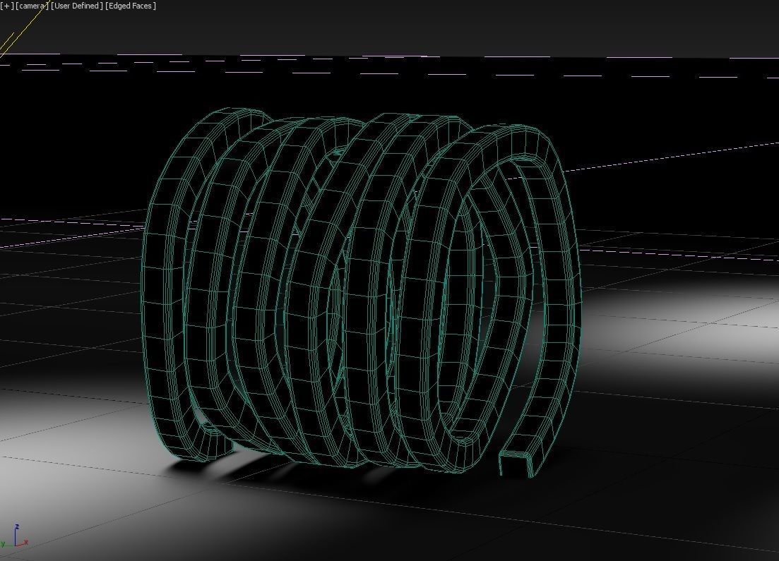 Silver Bracelet 3D model_4