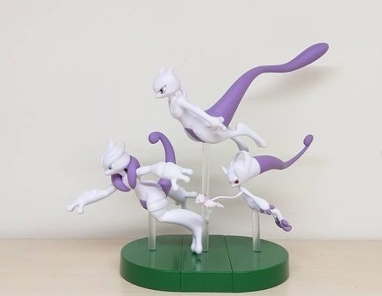 Pokemon Mew Mewtwo Mega Evolution 3D print model
