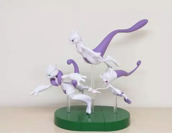 Pokemon Mew Mewtwo Mega Evolution 3D print model_0