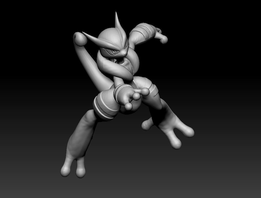 Pokemon Mew Mewtwo Mega Evolution 3D print model_14