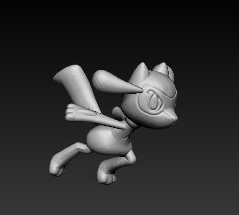 Pokemon Lucario Mega Evolution 3D print model_3