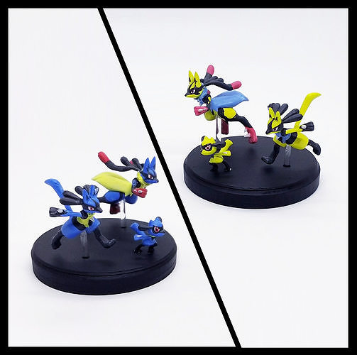 Pokemon Lucario Mega Evolution 3D print model