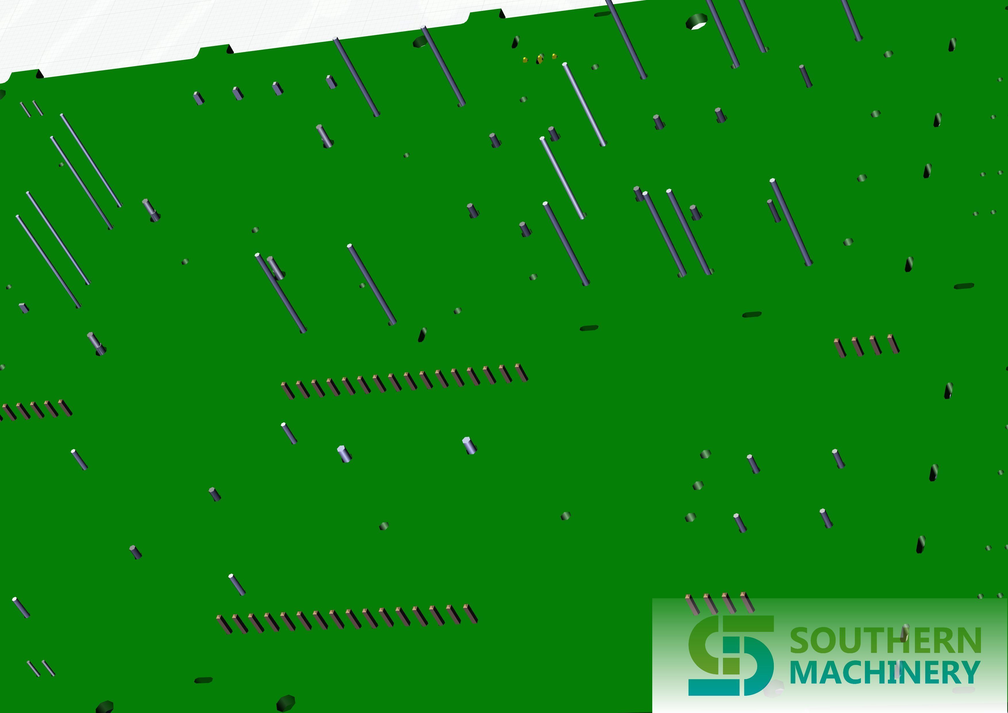 LED lighting driver PCB assembly machine manufacturing 3D model_17