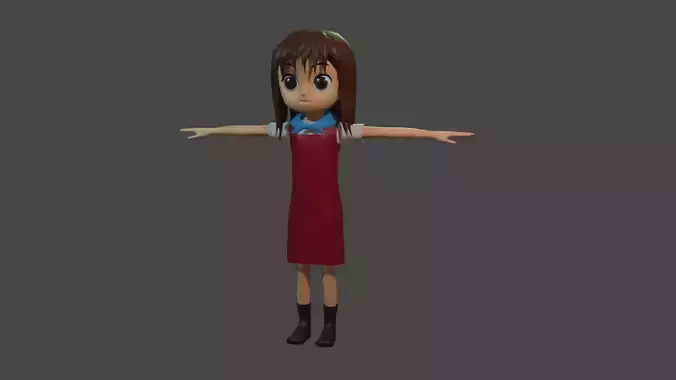 3d character HEIDI